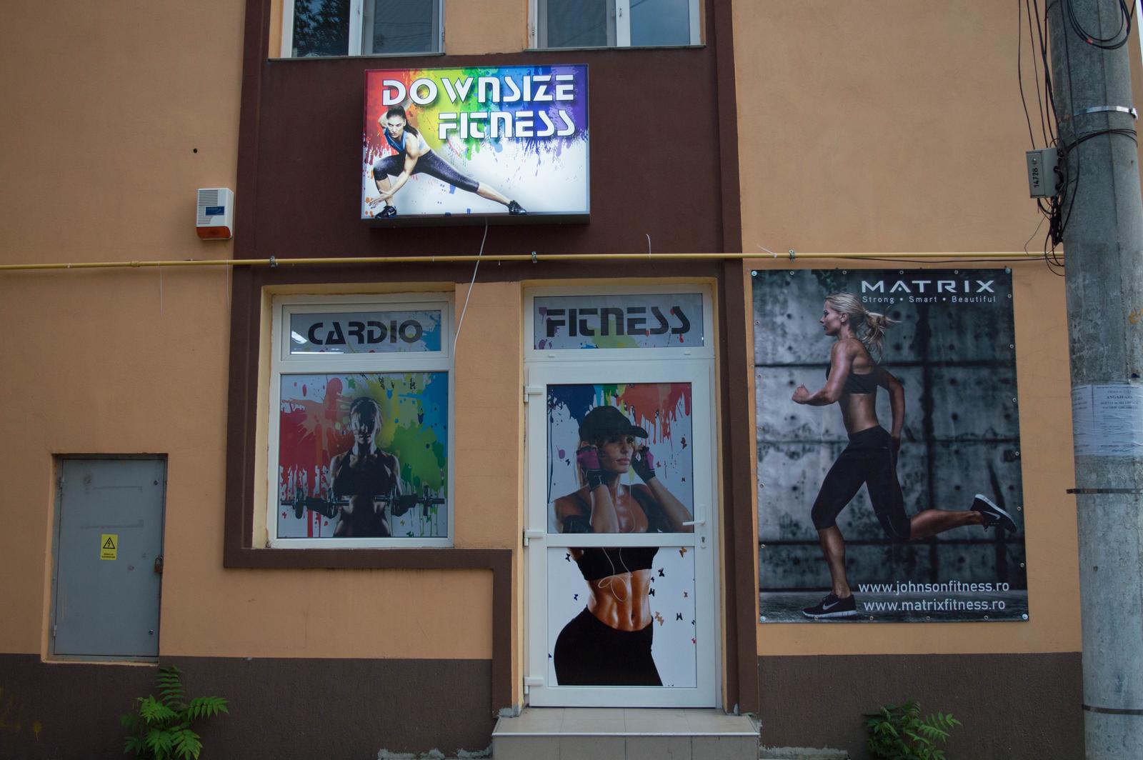 Sala Downsize Fitness Târgoviște - vedere interioară